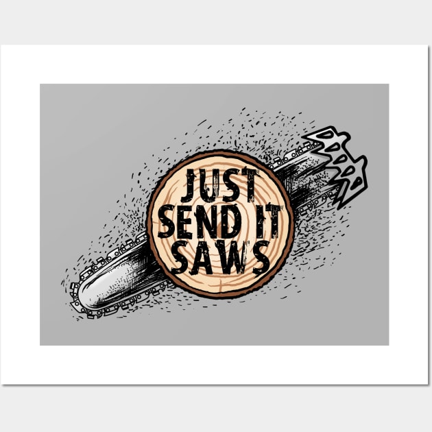 Log Cut Wall Art by Just Send It Saws